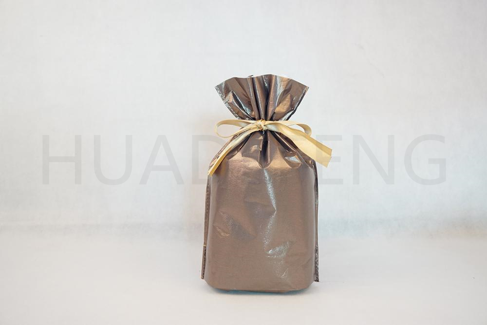 HuaDeFeng-Find Wedding Favor Bags Brown Color Wedding Party PET Bags