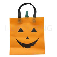 Orange Pumkin Non Woven Gift Shopping  Bag Halloween Bag Custom Logo Factory