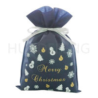 Party Favors Bags or Christmas Party Celebrations Non-Woven Gift Drawstring Bag
