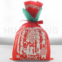 Drawstring Sealing&Handle and Screen Printing Surface Gift Packaging Bags Price in Promotional